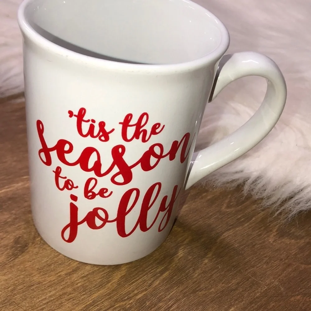 Tis the season to be jolly Christmas coffee mug